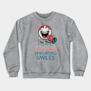 Saving swimmers spreading smiles Crewneck Sweatshirt